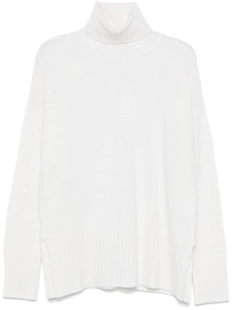 WILD CASHMERE Belted Cashmere Blend Sweater