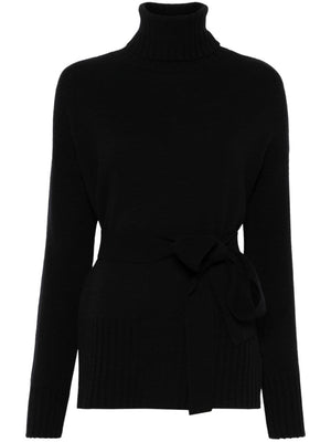 WILD CASHMERE Belted Cashmere Blend Sweater