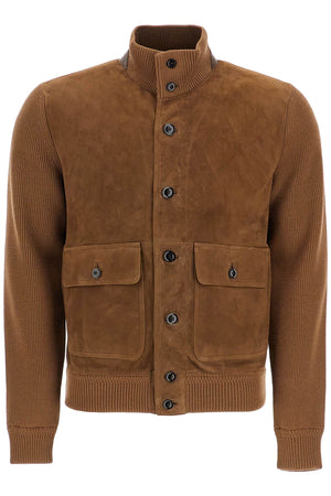 TOM FORD Luxury Merino Wool and Suede Jacket