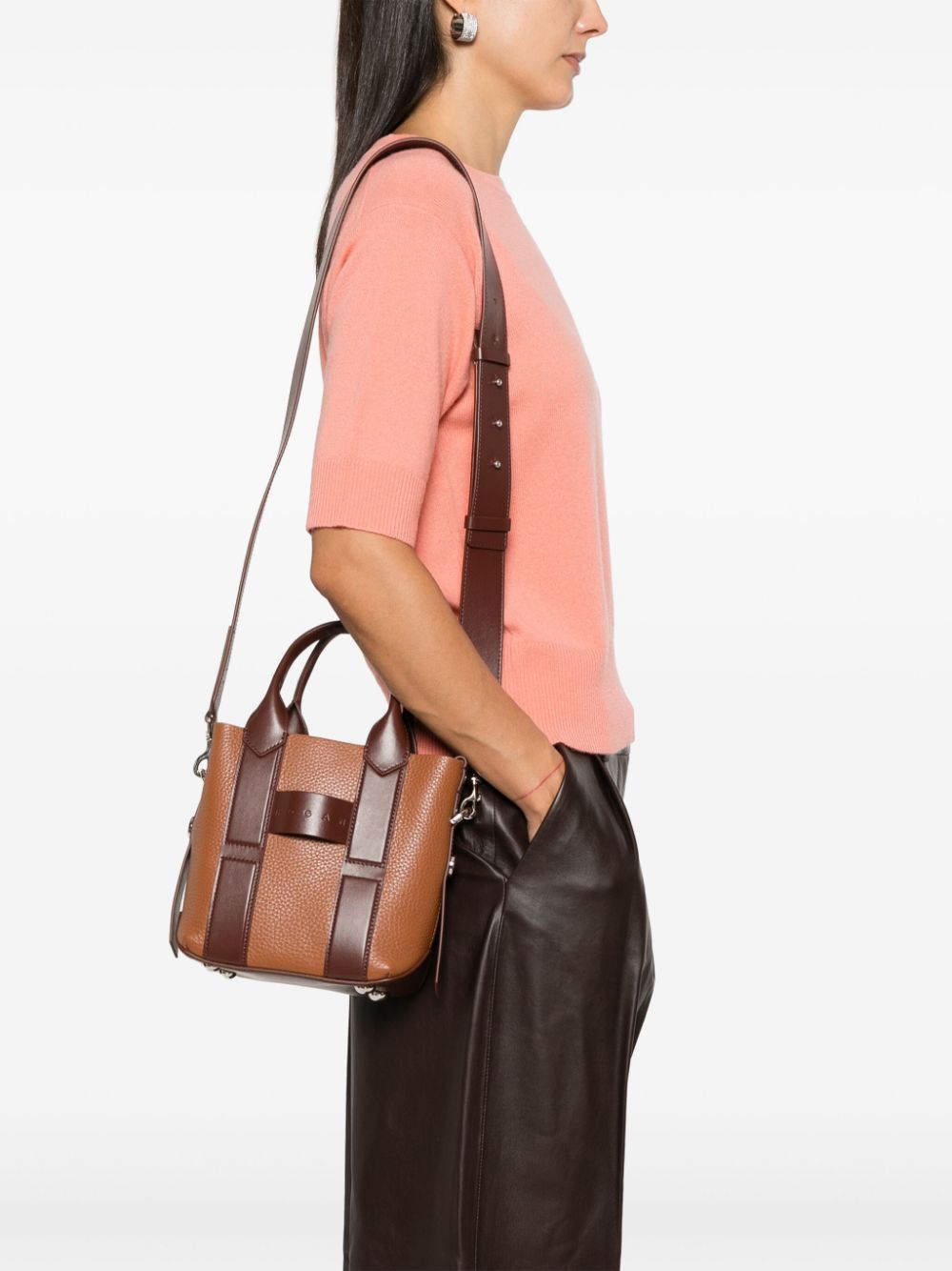 HOGAN Mini Leather Tote Handbag