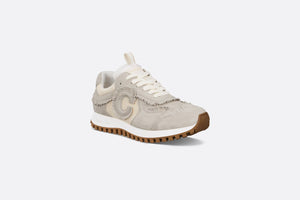 DIOR Ecru Suede and Mesh Sneakers for Women