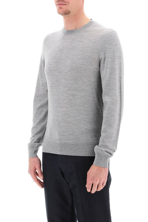 TOM FORD Luxurious Fine Wool Sweater in Grey for Men's Fall/Winter Wardrobe