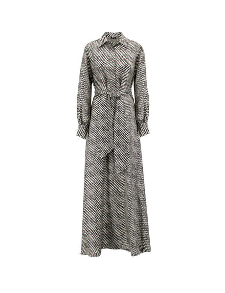 KITON Elegant Silk Dress with Timeless Print for Women