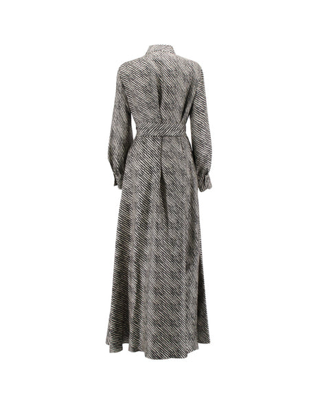 KITON Elegant Silk Dress with Timeless Print for Women