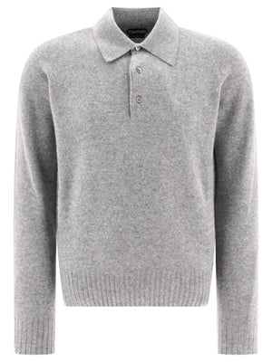 TOM FORD Elegant Cashmere Polo Sweater