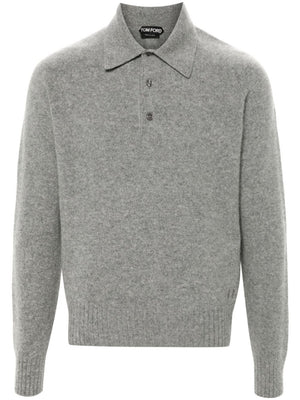 TOM FORD Luxury Cashmere Polo Sweater