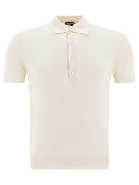 TOM FORD Short Sleeve Polo Shirt