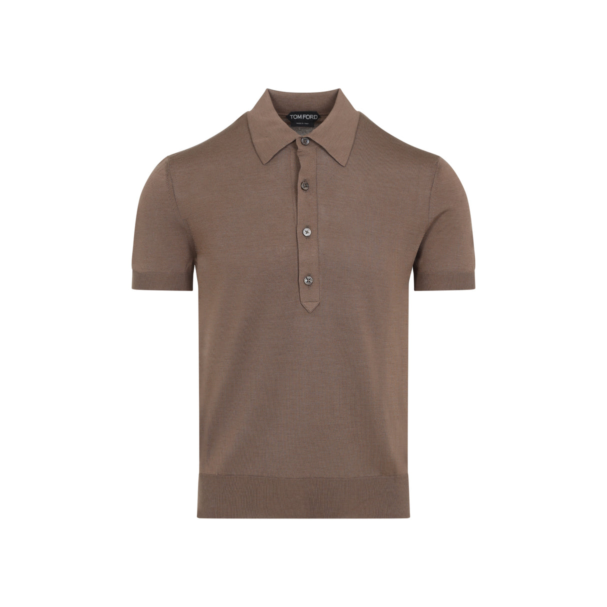 TOM FORD Silk Blend Polo for Men - SS25