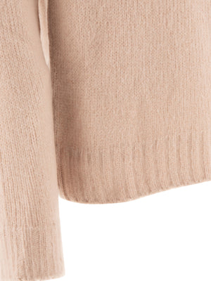 TOM FORD Luxurious Pink Mohair Blend Turtleneck Sweater