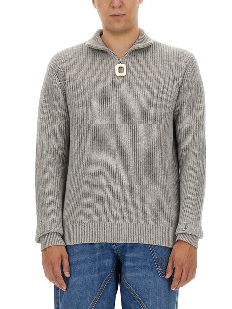 JW ANDERSON Oversized Partial Zipper Sweater - Size L