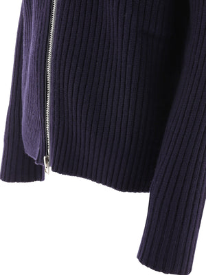 TOM FORD Ribbed Zippered Sweater in Luxe Wool-Cashborne Blend