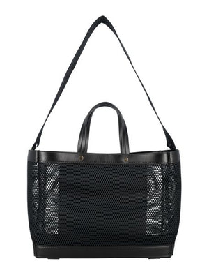 TOM FORD Black Leather Day Tote - SS23