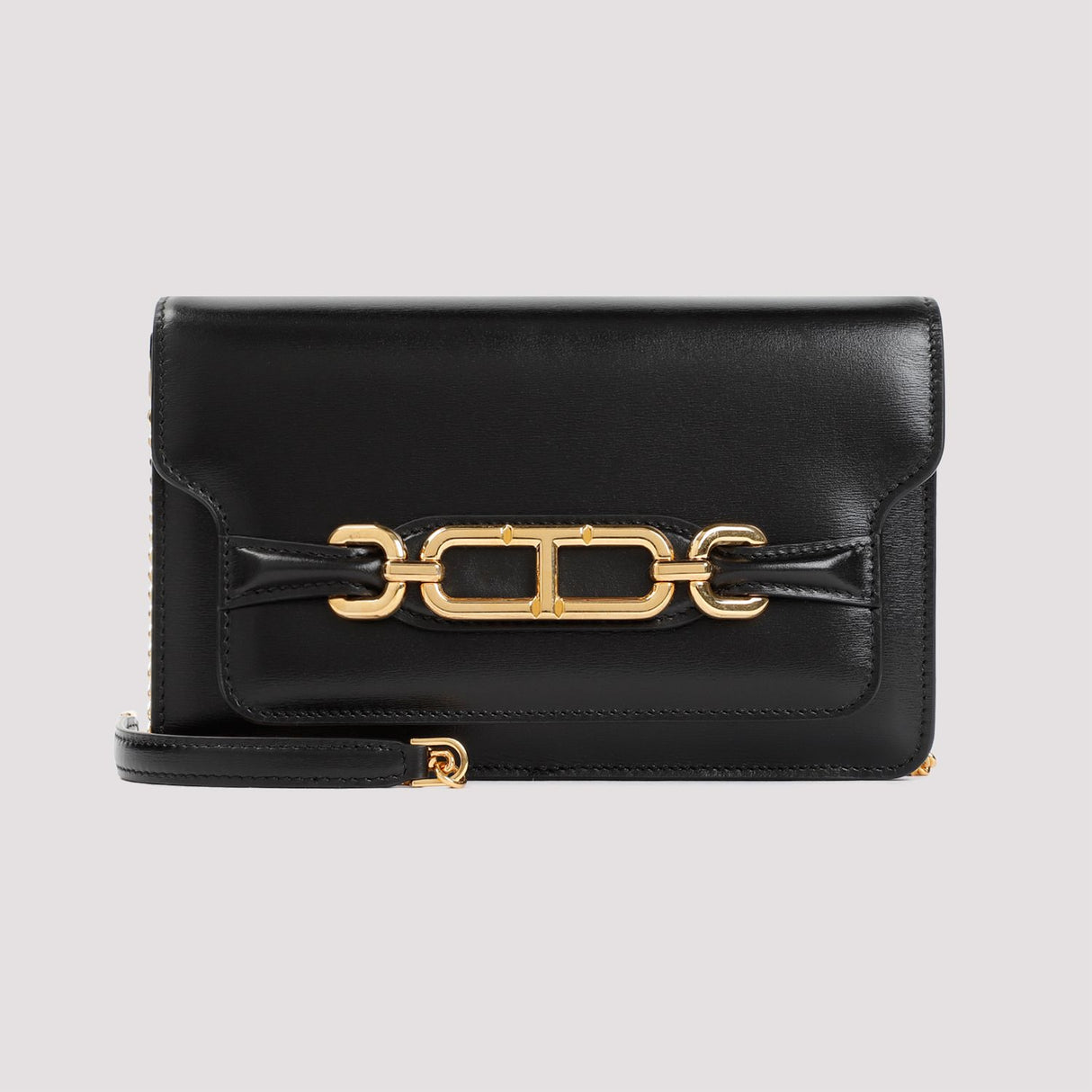 TOM FORD Sleek Black Leather Handbag for Women - SS24 Collection