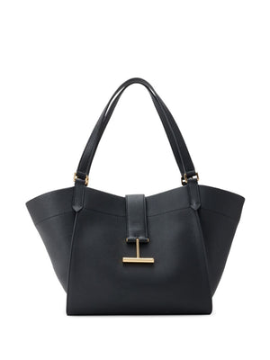 TOM FORD Medium Grained Leather Tote Handbag