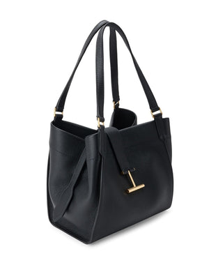 TOM FORD Medium Grained Leather Tote Handbag