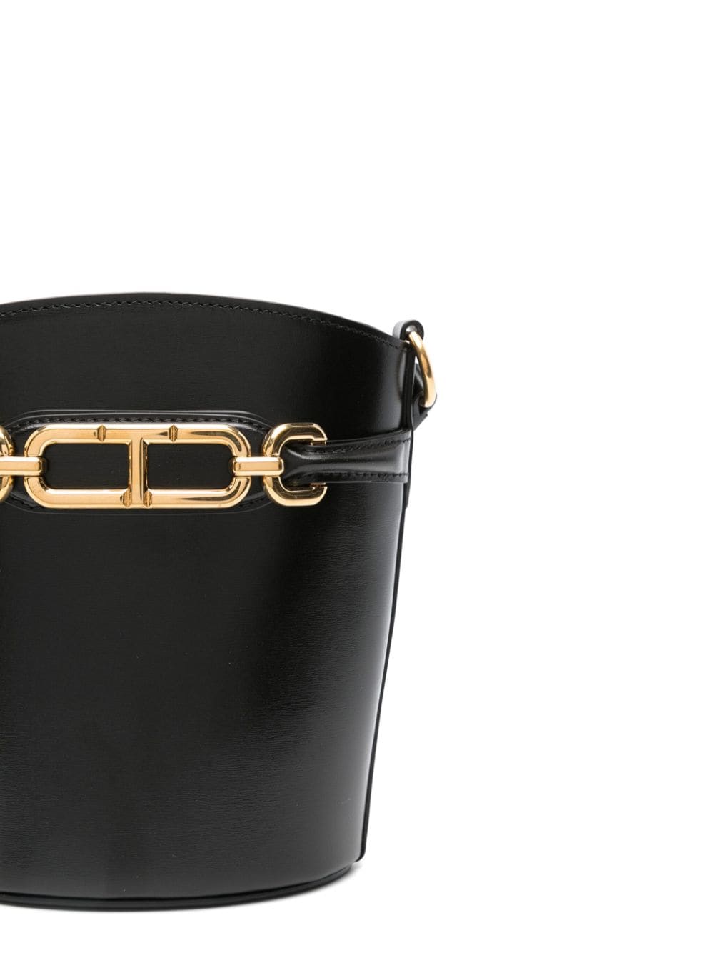 TOM FORD Mini Chic Black Leather Bucket Bag