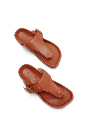 Đồ Sandal Da Dê Vàng & Cam Dành Cho Phụ Nữ SS23