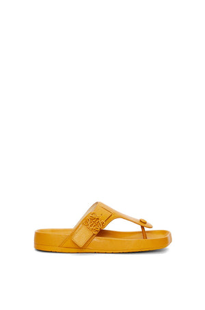 Đồ Sandal Da Dê Vàng & Cam Dành Cho Phụ Nữ SS23