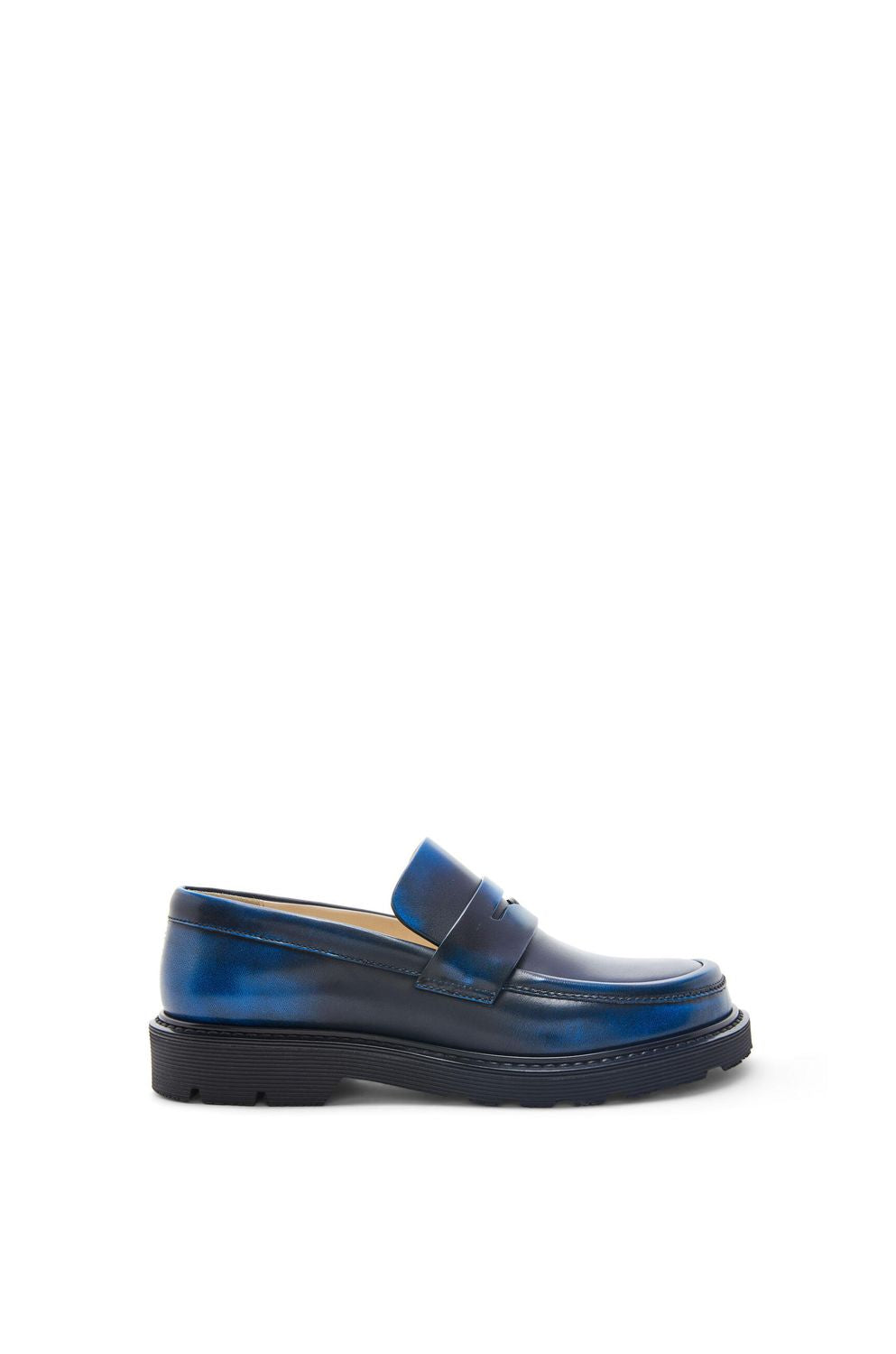 LOEWE Blue-Black Blaze Loafers for Women