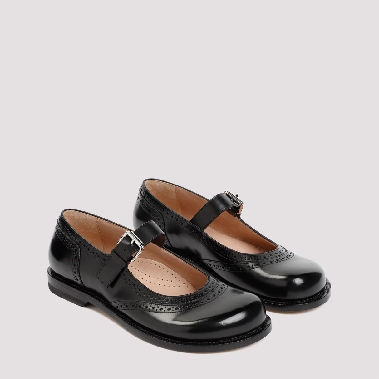 LOEWE Elegant Black Mary Jane Pumps for Women - SS24 Collection