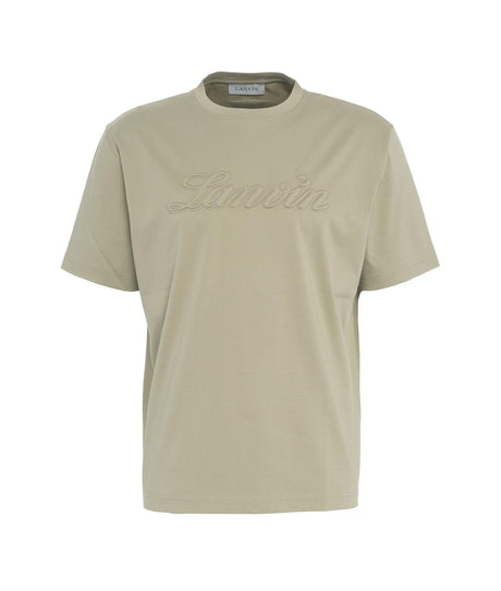 LANVIN Men's Logo Detail T-Shirt