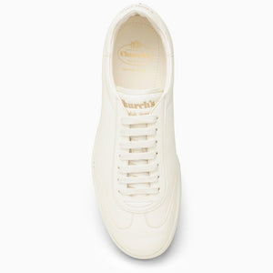 CHURCH'S Men's Ivory Leather Trainers for SS24