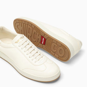 CHURCH'S Men's Ivory Leather Trainers for SS24