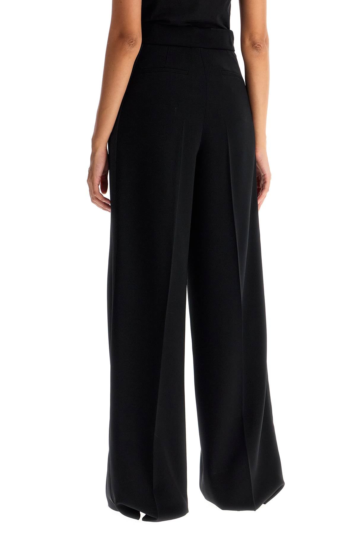 MAX MARA PIANOFORTE Elevated Straight Leg Trousers in Technical Fabric - Size IT 38