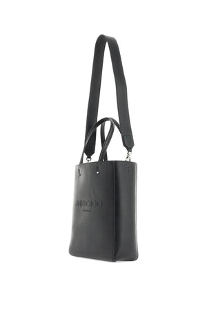 JIMMY CHOO SMOOTH LEATHER LENNY N/S Tote Handbag Handbag.