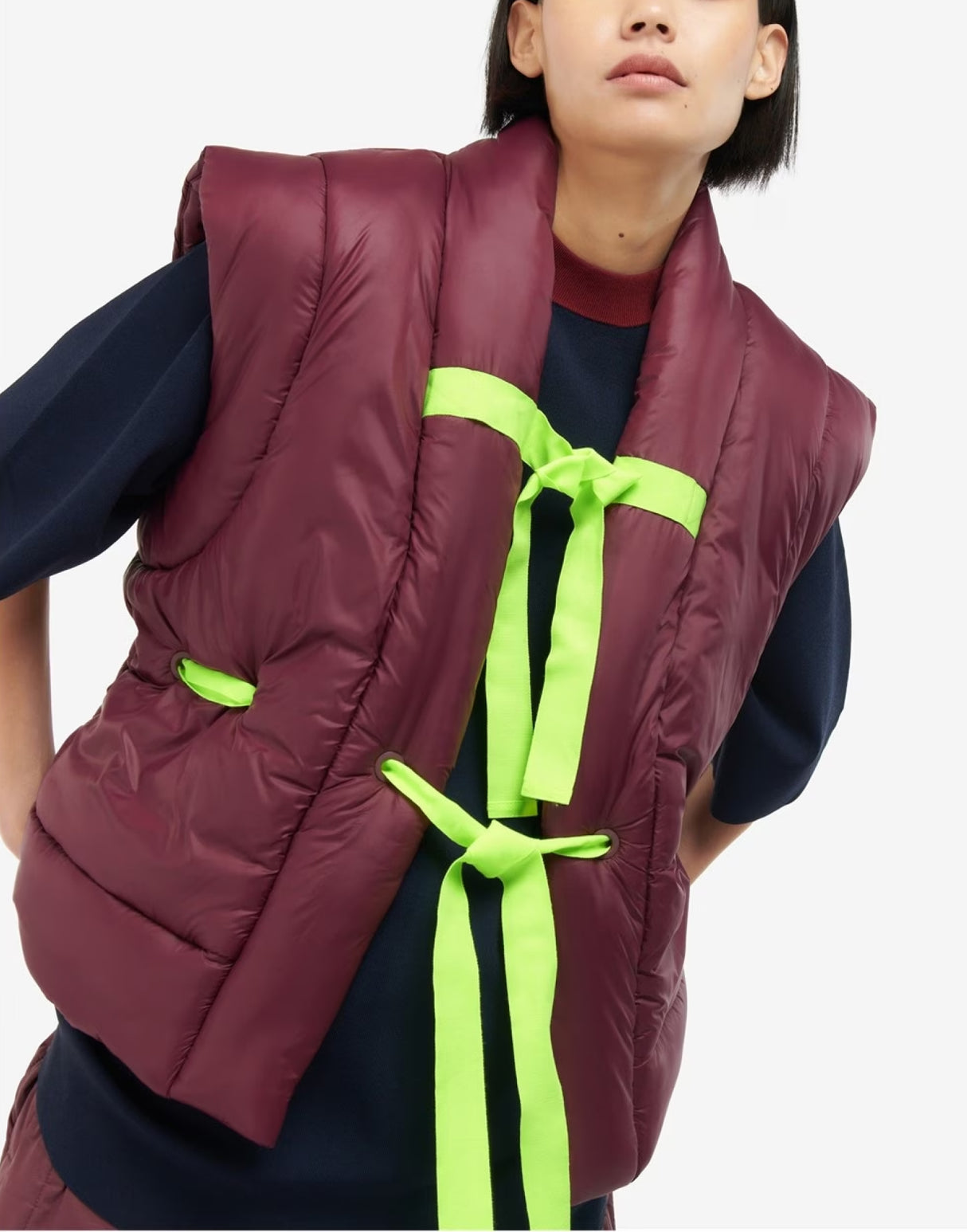 BARBOUR Shiny Gilet Vest for Women