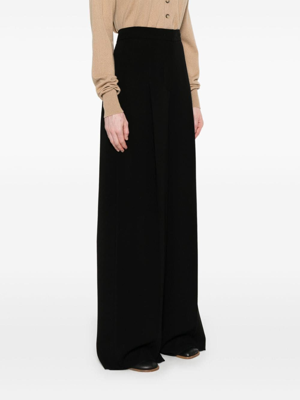 MAX MARA Wide Cady Trousers for Women - Fall/Winter 2024