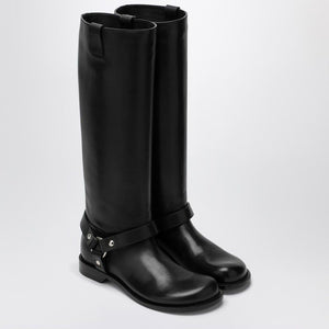 LOEWE High Biker Boots in Luxe Calfskin Leather