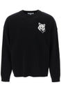 MAISON KITSUNÉ Fox Intarsia Wool Knitted Jumper for Men