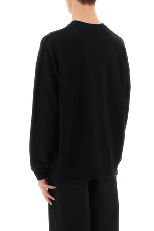 MAISON KITSUNÉ Fox Intarsia Wool Knitted Jumper for Men