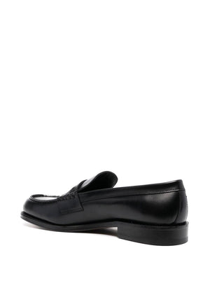 DSQUARED2 Men's Black Beau Loafers for FW23