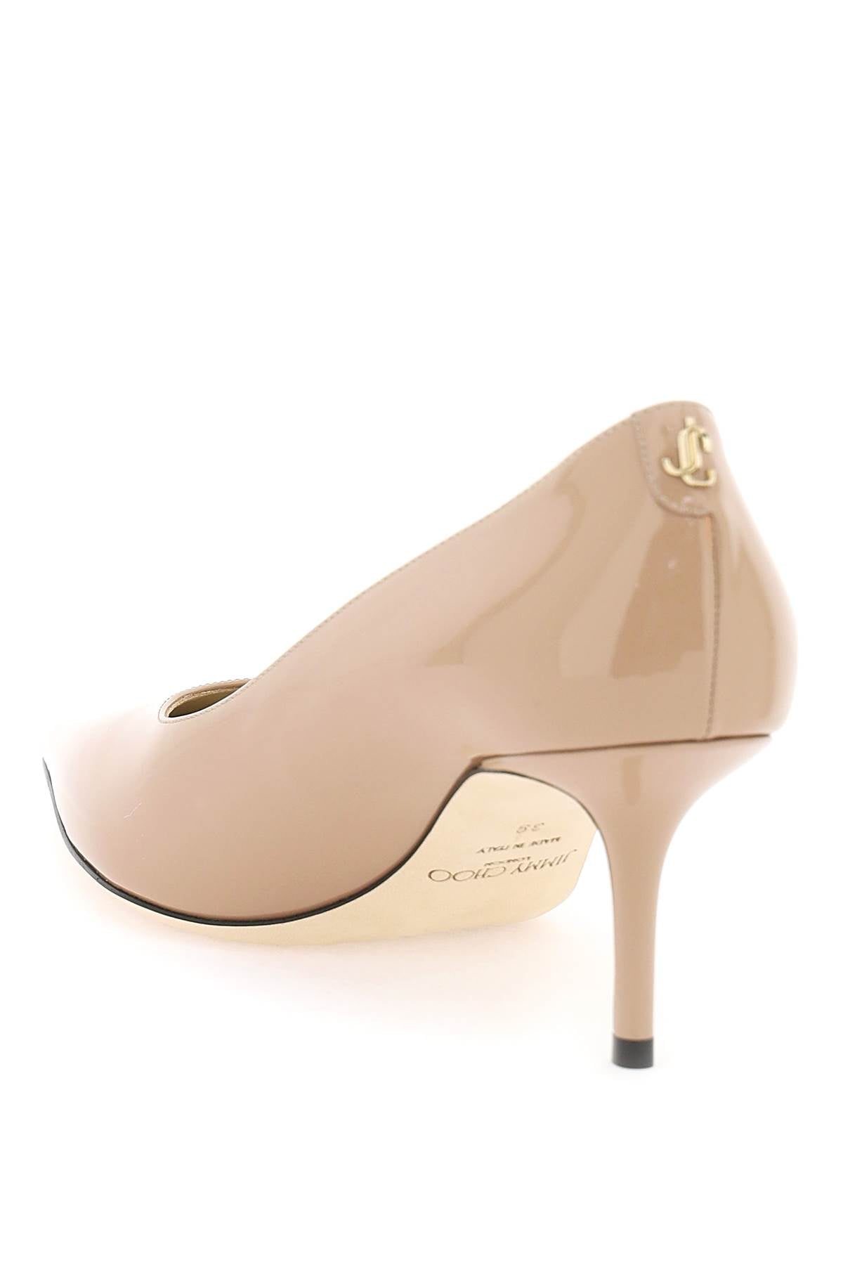 JIMMY CHOO Golden Monogram Love Pumps for Women - SS24 Collection