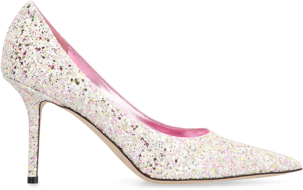 JIMMY CHOO Glittering Stiletto Heels - 85mm