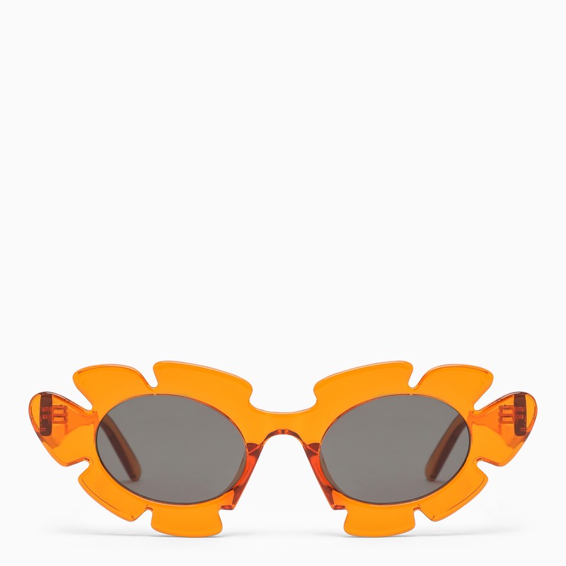 LOEWE Geometric Orange Sunglasses for Women - FW23 Collection