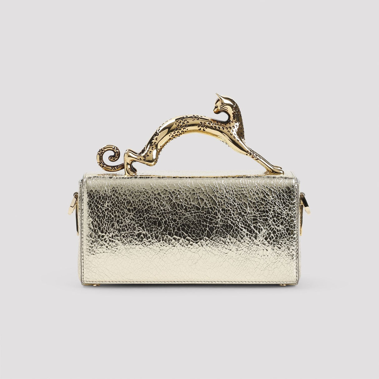 LANVIN PENCIL BOX NANO WITH CAT HANDLE