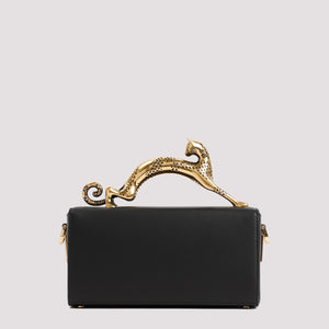 LANVIN Mini Sculptural Handle Leather Handbag