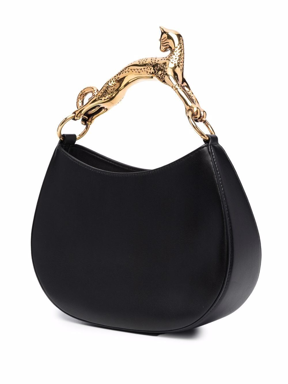 LANVIN Hobo Handbag with Cat Handle