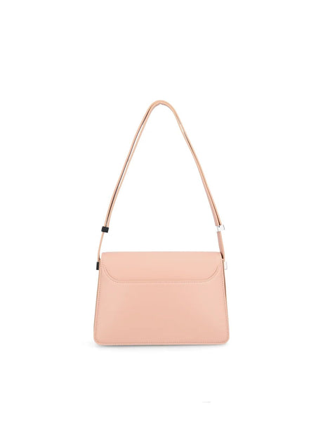 LANVIN SS23 Concerto Shoulder Handbag in Brushed Peach for Women