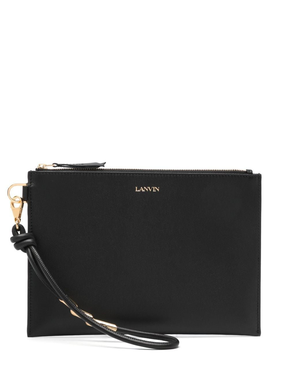 LANVIN Mini Sequence Flat Pouch Handbag