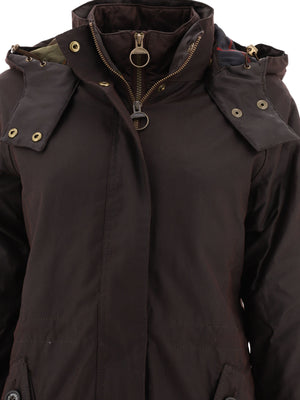 BARBOUR Stylish 23FW Brown Coat for Women