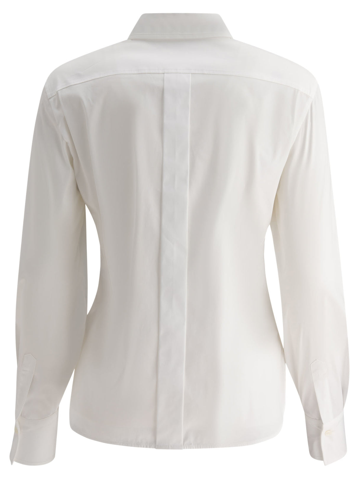 BRUNELLO CUCINELLI Elegant White Poplin Shirt - Regular Fit