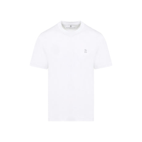 BRUNELLO CUCINELLI Luxury Pure Cotton Tee - White