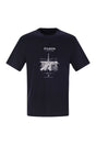 BRUNELLO CUCINELLI Timeless Cotton T-Shirt with Paris Print for Men