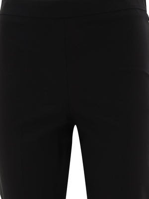 BRUNELLO CUCINELLI Classic Black Capri Trousers for Women with Monili Decoration