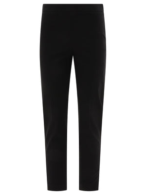 BRUNELLO CUCINELLI Classic Black Capri Trousers for Women with Monili Decoration
