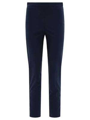 BRUNELLO CUCINELLI Blue Capri Trousers with Monili for Women